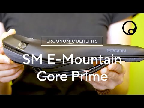Ergon Saddle SM E-Mountain Core Prime Men M/L Stealth AUSTRALIA